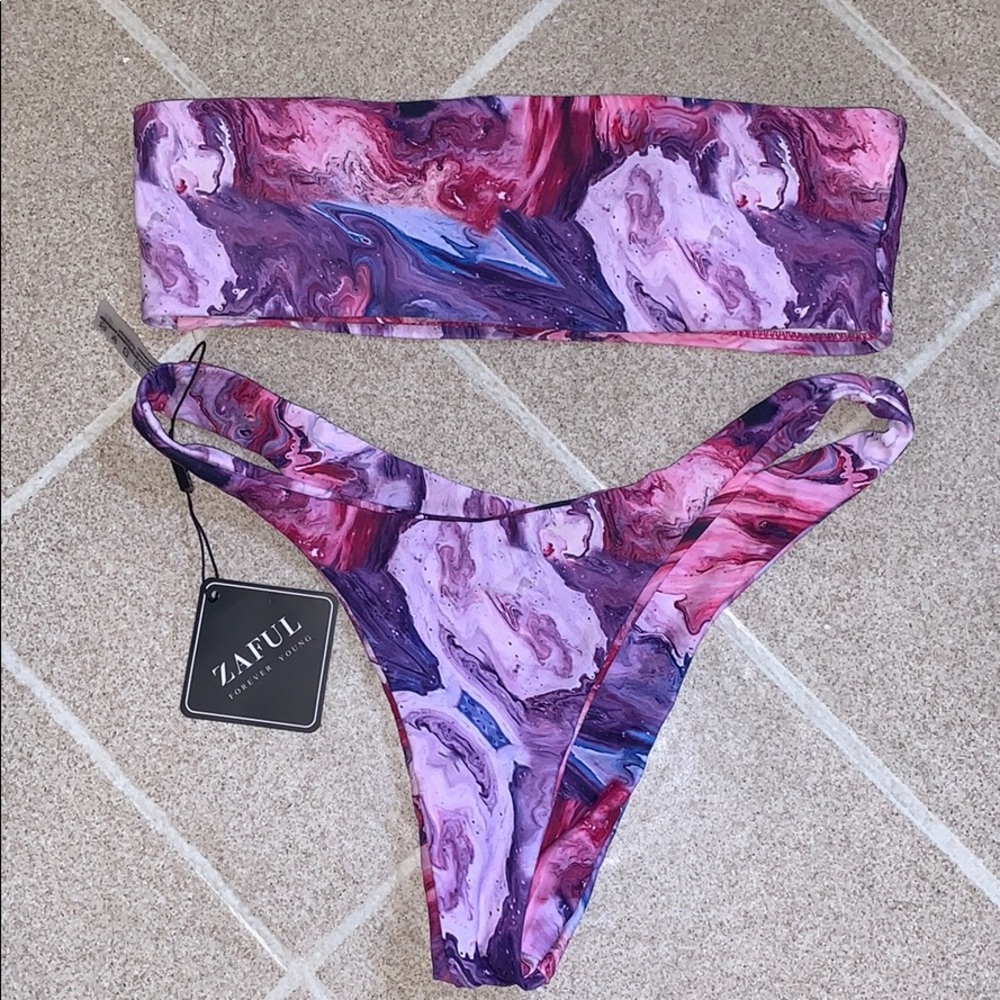 Cheeky Tie Die Zaful Bikini